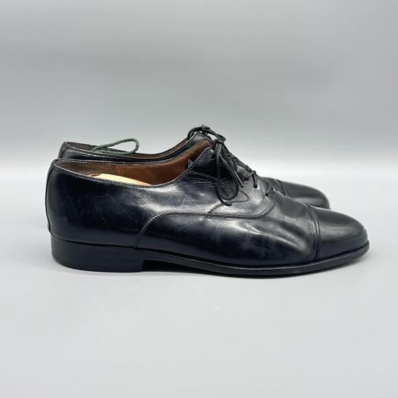 Classic Black Men's Dress Shoes - Picture 1 of 13